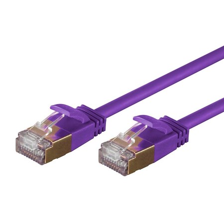 Monoprice SlimRun Cat6A Ethernet Patch Cable - Snagless RJ45_ Stranded_ S/STP_ P 27442